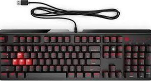 Omen Encoder Customizable Mechanical Gaming Keyboard with Cherry MX Red Keys, Full N-Key Rollover, LED Backlit, USB