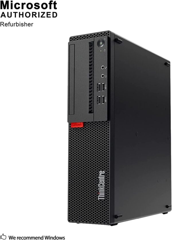 Lenovo ThinkCentre M910S SFF Desktop Computer, Intel Quad Core i5-6500 up to 3.6GHz, 8GB DDR4, 500 HDD, M8+M80, WiFi, BT, DP, VGA, Windows 10